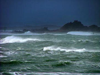 Vento forte sul mare